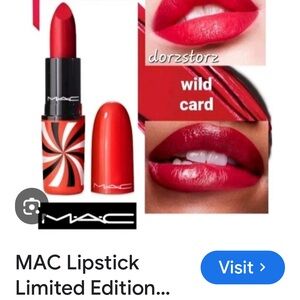 MAC lipstick in “wild card”. Limited edition and rare find! Brand new in box